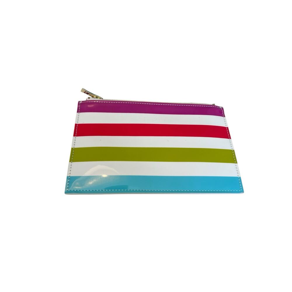 Kate Spade New York Striped Pencil Pouch 8.5” X 5.25” - Picture 4 of 8